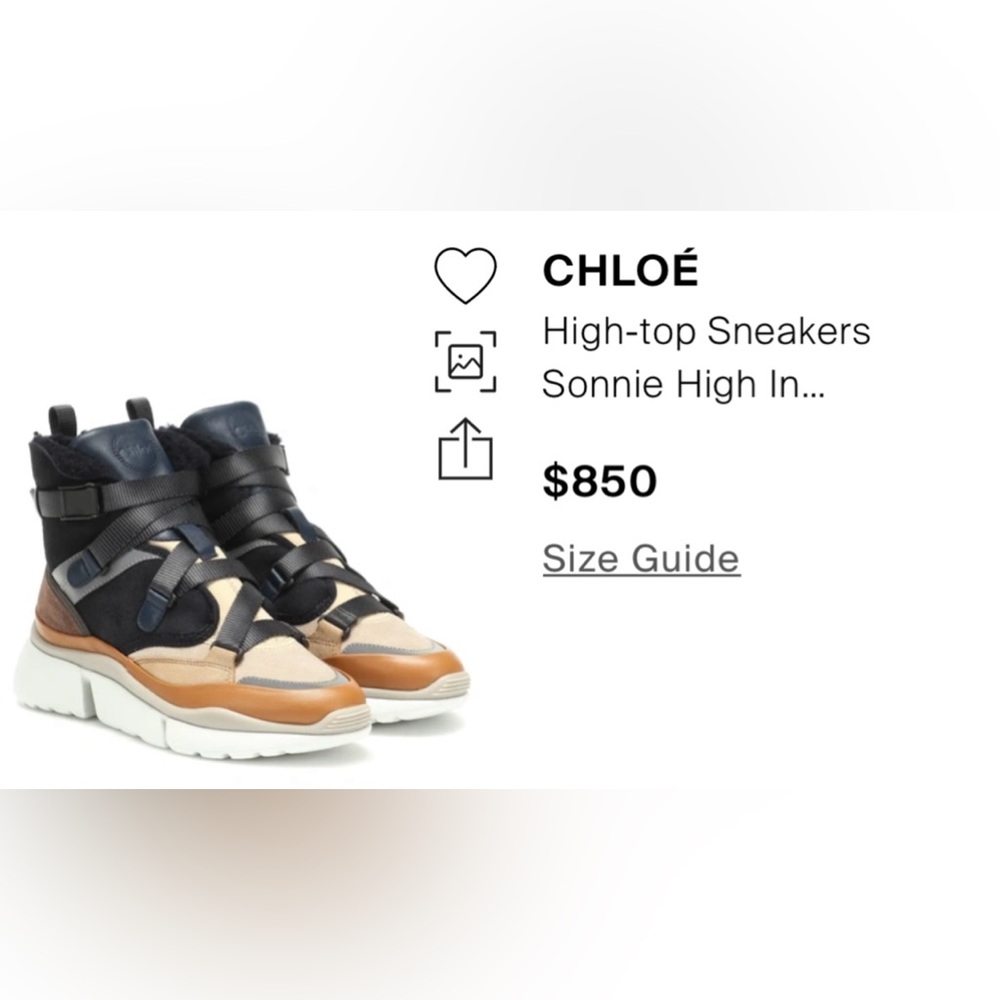 Chloé High-Top Sneakers 7 - Picture 2 of 16